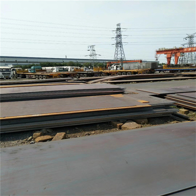 BS 표준 0.7mm-300mm Hr Ms Sheet Corten 건축물용 고탄소 철강판