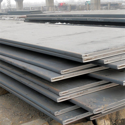 BS 표준 0.7mm-300mm Hr Ms Sheet Corten 건축물용 고탄소 철강판