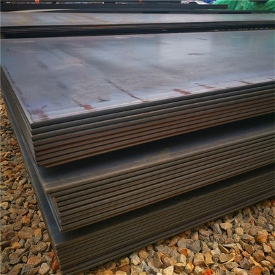 BS 표준 0.7mm-300mm Hr Ms Sheet Corten 건축물용 고탄소 철강판