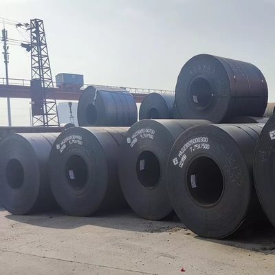 ASTM Ss400 S355 S235 Q345 Q235 고온 롤링 저탄소 강철 Ms 코일 HRC 2% 허용량