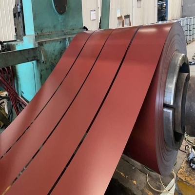 주식 0.1mm-1.2mm*12.7mm-1500mm 색상 전차 가연제철 코일 PPGI PPGL 지붕 코일