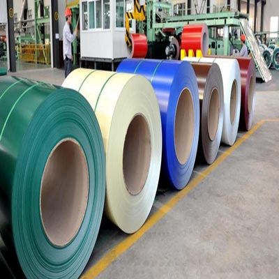 슬리트 엣지 PPGI/PPGL 코팅 철강 엽 코일 건물용 0.1mm-1.5mm*12.7mm-1500mm