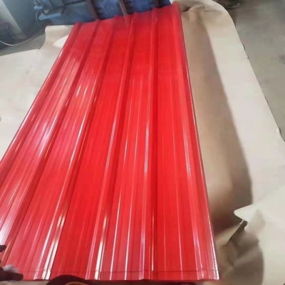 젤리화 철강판 알루진크로 코팅 된 5 ~ 25m 0.1mm ~ 1.2mm의 코러브 지붕판