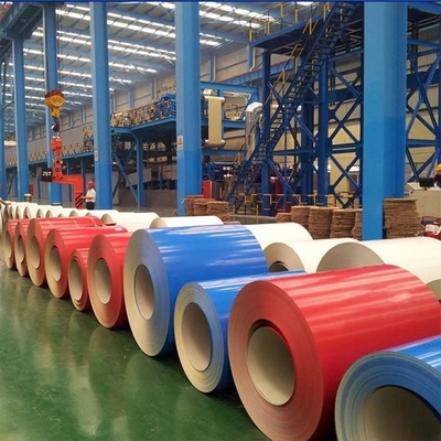 폼핑 시트를 위한 미리 페인트 된 스틸 코일/스트립 PPGI/PPGL 0.1mm-1.5mm*12.7mm-1500mm