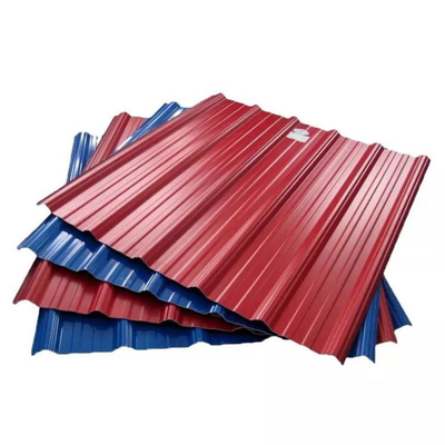 컬러 코러브 된 철 엽  galvanized 지붕 엽 진크 PPGI 금속 지붕