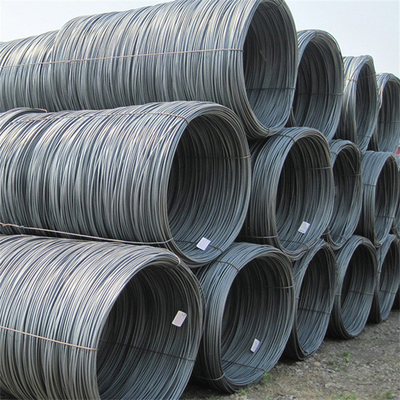 ASTM 표준 Hot DIP Galvanized Black Surface Low Carbon Steel Wire Rod for Building (건설용 낮은 탄소 강철 철조 막대)