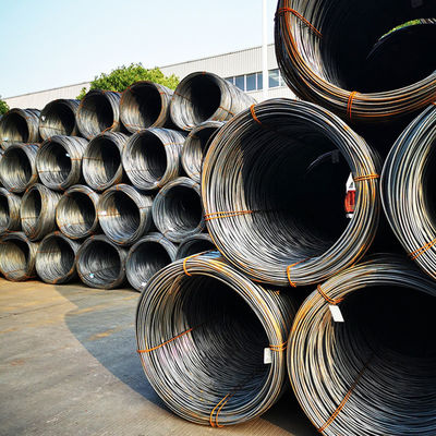 ASTM 표준 SAE 1006 탄소 강철 와이어 스탠드 5.5mm-12mm 열로 굴린 와이어 스탠드 Q195/Q235
