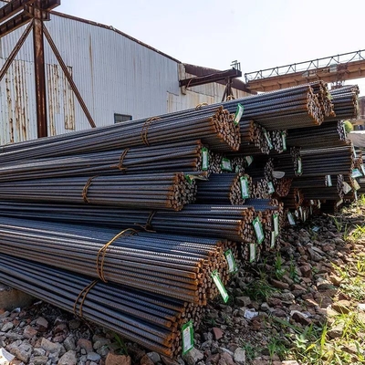 지름 6mm-32mm HRB400 HRB500 레버 ASTM 철 막 Hotrolled Rebar Steel Construction