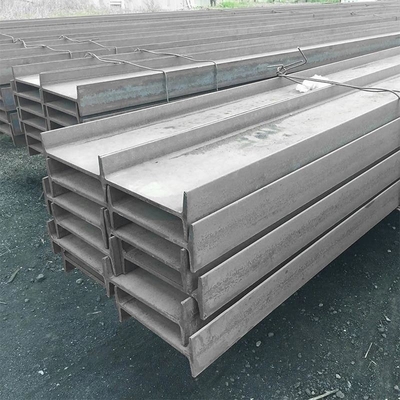 건물 구조 철강 I 빔 맞춤형 100-900mm 핫/콜드 롤 ASTM A36 철강 젤리화 웰드