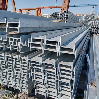 Q235 ASTM 탄소 강철 H 모양 빔 지붕 지원 빔 사용자 정의 및 IS0 인증