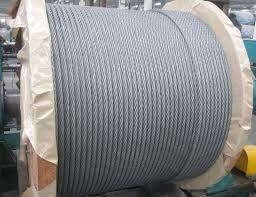 6x7 Iws galvanized 스테인리스 스틸 철 로프 표준화 기술 및 비 합금