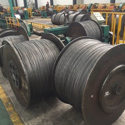 1860MPa 1mm 2mm 7 와이어 PC Ht 휘어진 스테인레스 스틸 스트랜드 로프 가연 스틸 와이어 스트랜드