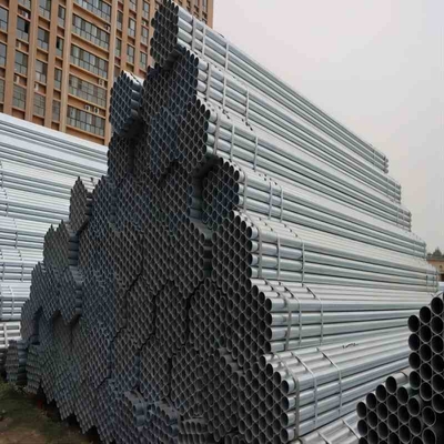 핫 DIP Gi 1/4 "-48" 무선 진열 둥근 강철 파이프 ASTM A106 Sch 40 ERW 철관