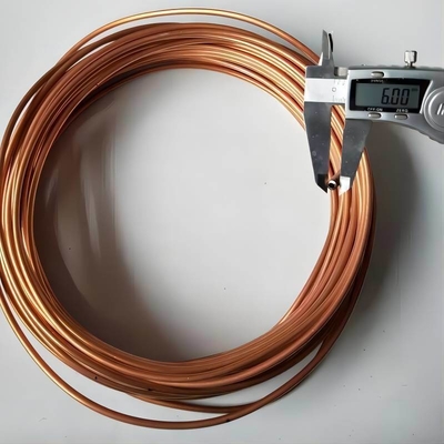 Custom Width Brass Copper Alloy Red Copper Wire with Silver Coating High Purity 99.99% 고순도 99.99% 은 은 코팅으로 된 붉은 구리 와이어