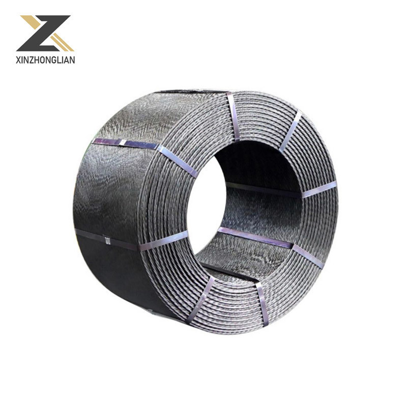 낮은 휴식력 7 와이어 1X7 1X19 7X7 15.2mm 15.24mm 12.7mm PC 강철 가연 강철 로프